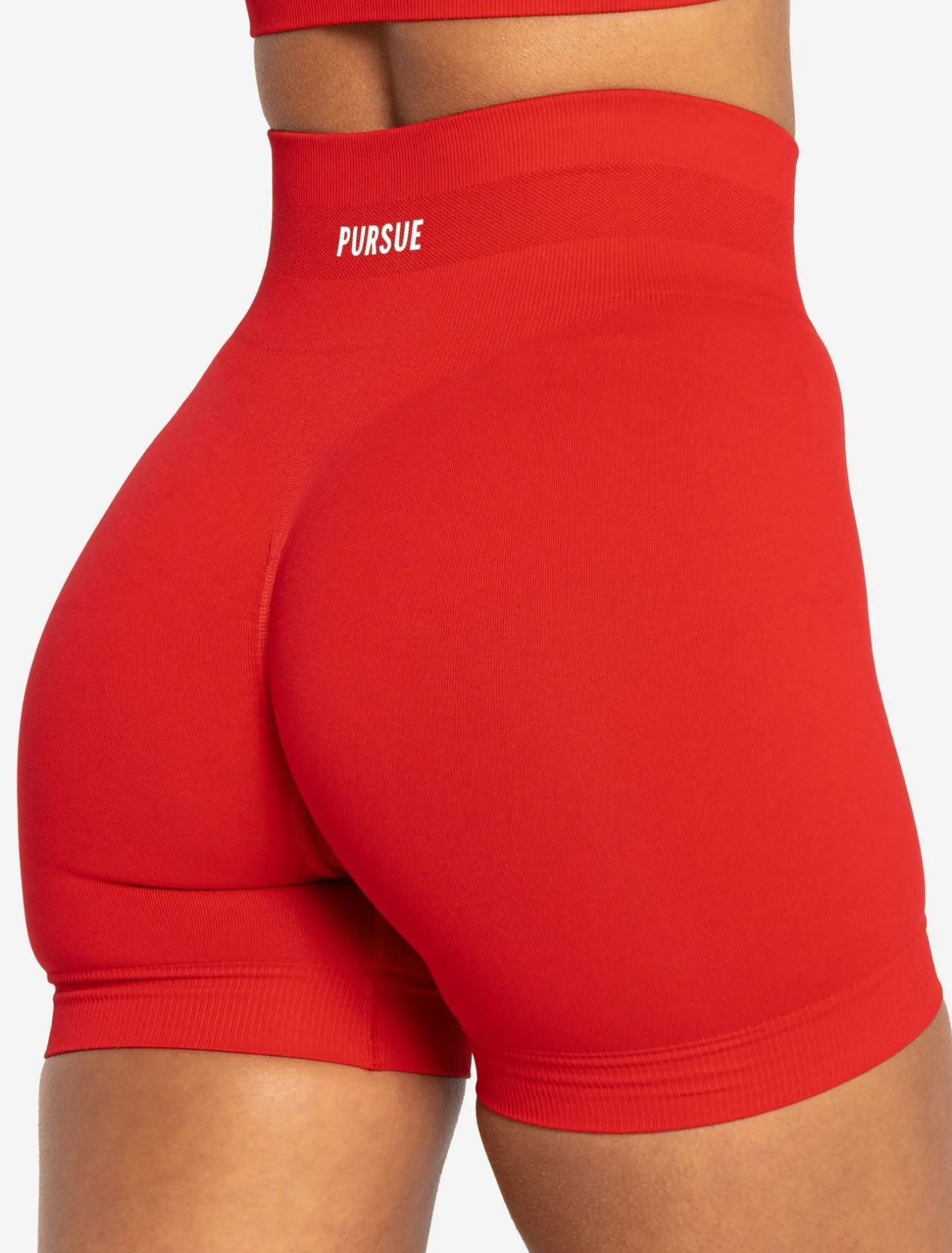 Scrunch Seamless Shorts Candy Red