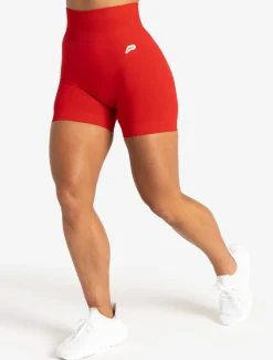 Scrunch Seamless Shorts Candy Red