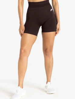Scrunch Seamless Shorts Chocolate Plum