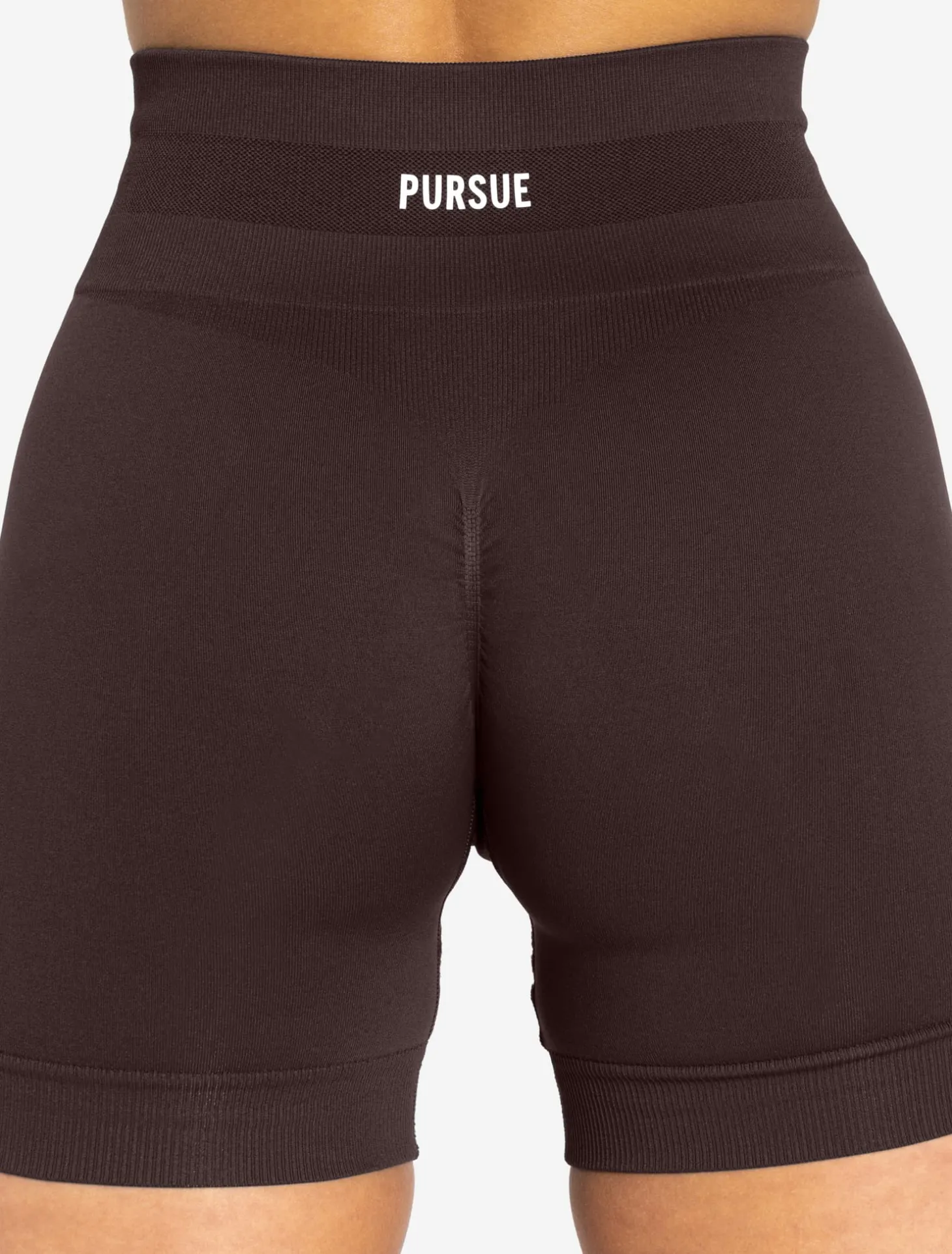 Scrunch Seamless Shorts Chocolate Plum