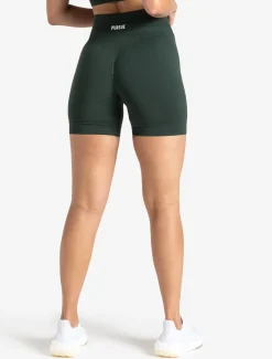 Scrunch Seamless Shorts Forest Green
