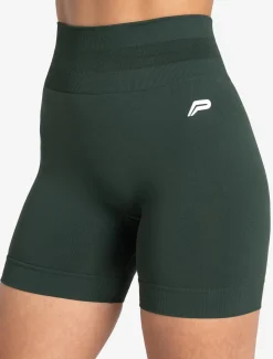 Scrunch Seamless Shorts Forest Green