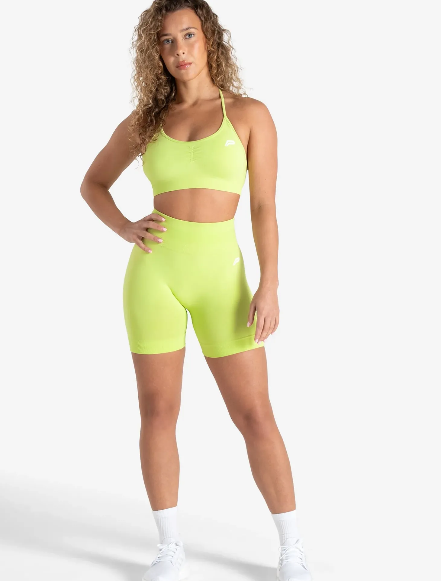 Scrunch Seamless Shorts Lime Zest