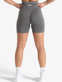 Scrunch Seamless Shorts Mid Grey
