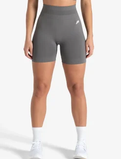 Scrunch Seamless Shorts Mid Grey