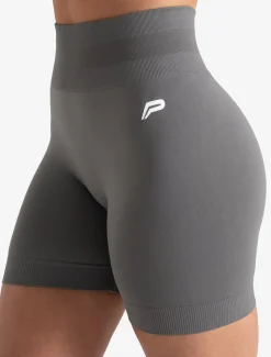 Scrunch Seamless Shorts Mid Grey