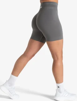 Scrunch Seamless Shorts Mid Grey