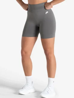 Scrunch Seamless Shorts Mid Grey