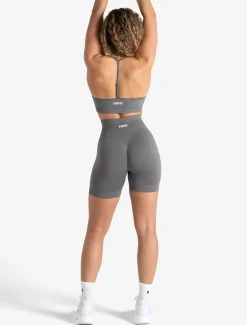 Scrunch Seamless Shorts Mid Grey
