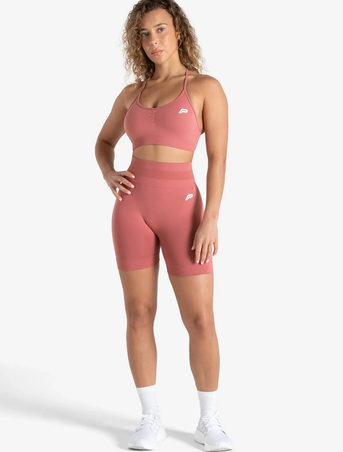 Scrunch Seamless Shorts Peony Pink