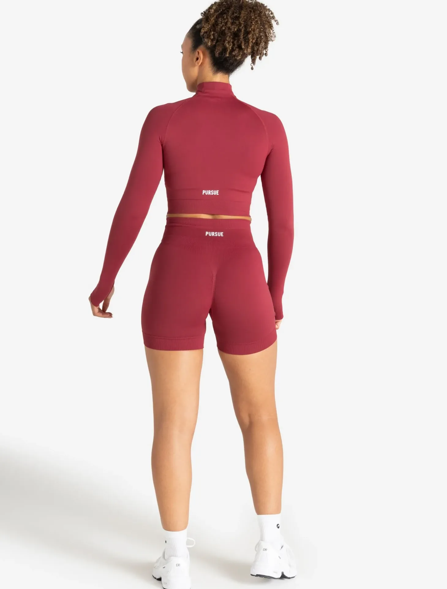 Scrunch Seamless Shorts Raspberry