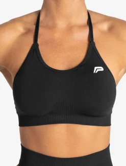 Scrunch Seamless Sports Bra Black