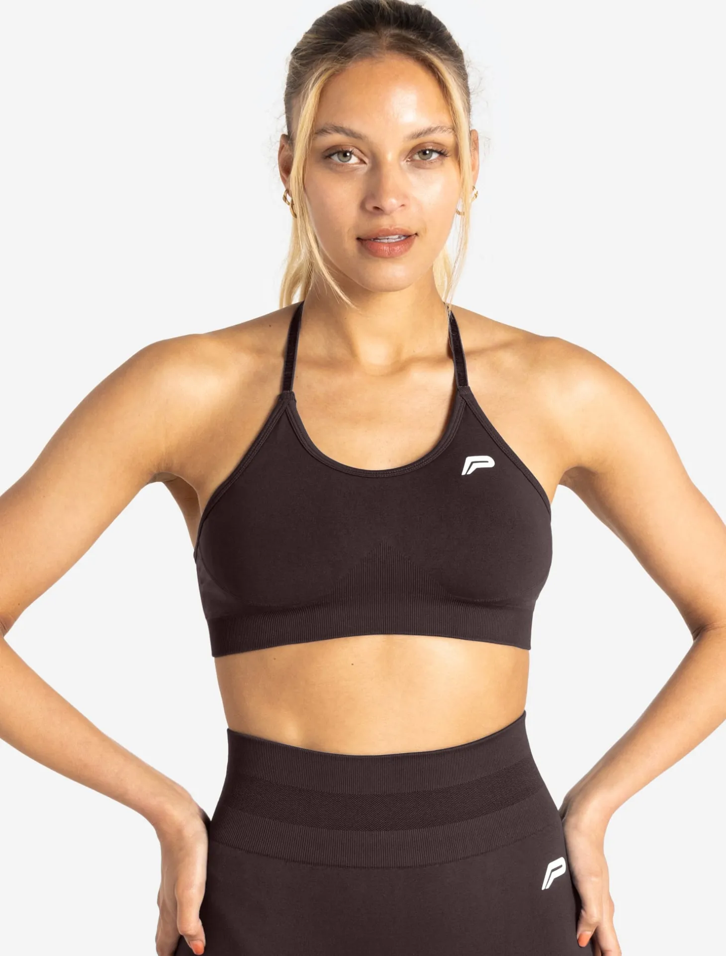 Scrunch Seamless Sports Bra Chocolate Plum