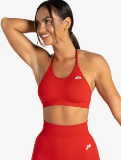 Scrunch Seamless Sports Bra Candy Red
