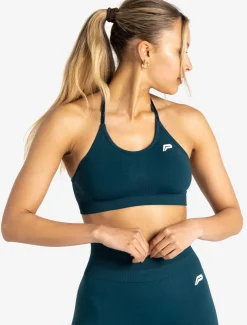 Scrunch Seamless Sports Bra Dark Teal