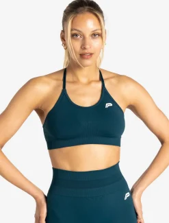 Scrunch Seamless Sports Bra Dark Teal
