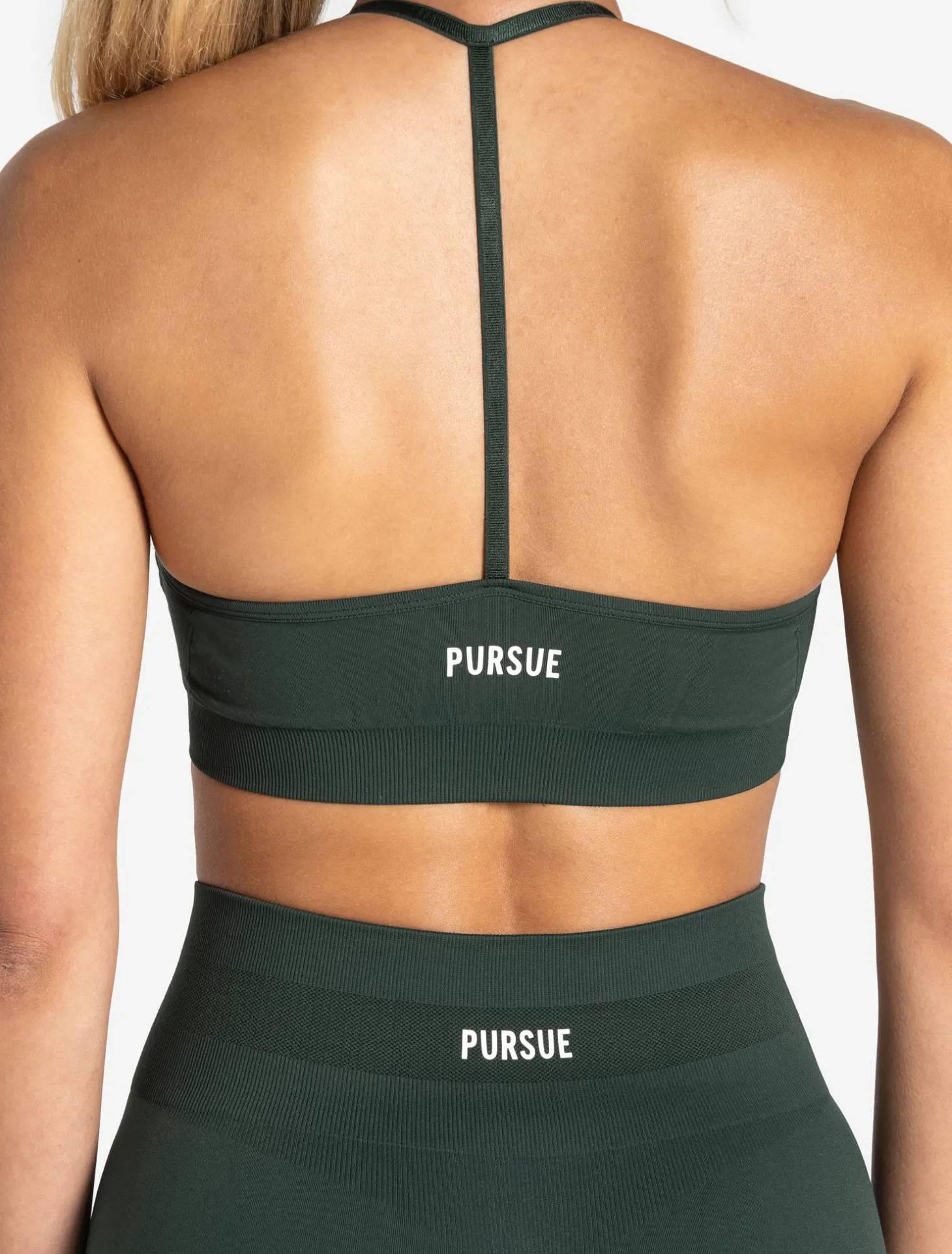 Scrunch Seamless Sports Bra Forest Green