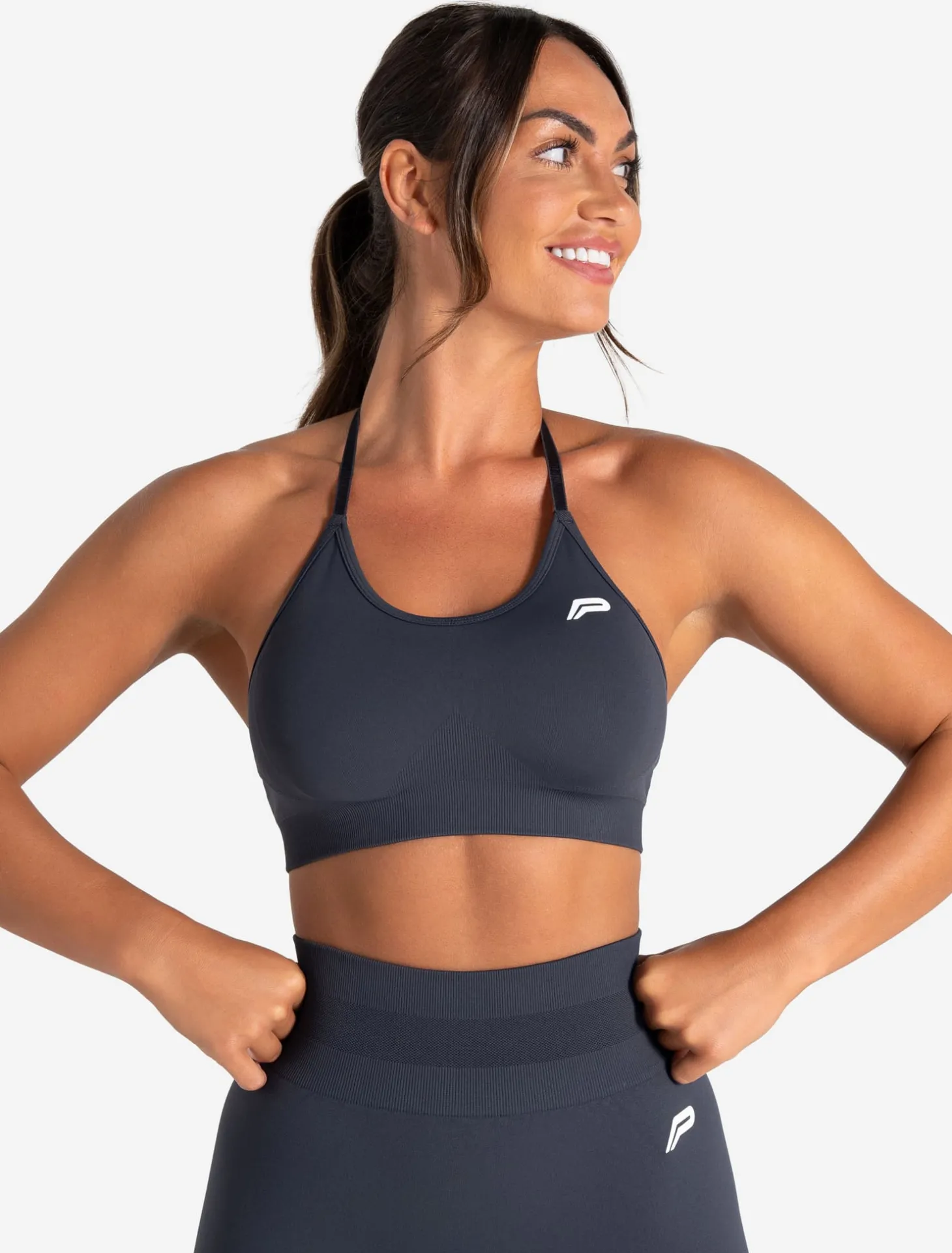 Scrunch Seamless Sports Bra Midnight Blue