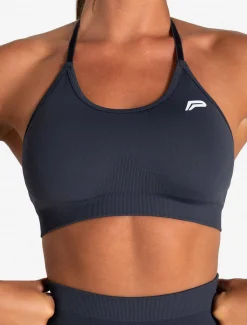 Scrunch Seamless Sports Bra Midnight Blue