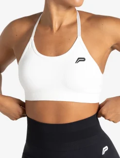 Scrunch Seamless Sports Bra White