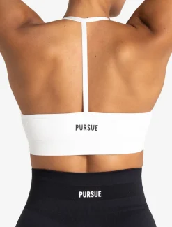 Scrunch Seamless Sports Bra White