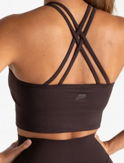 Sculpt Seamless Built-In Bra Tank Espresso