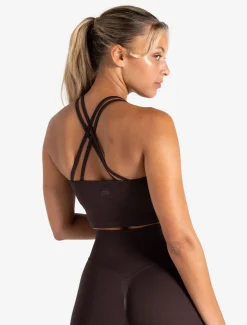 Sculpt Seamless Built-In Bra Tank Espresso