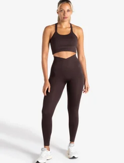 Sculpt Seamless Built-In Bra Tank Espresso