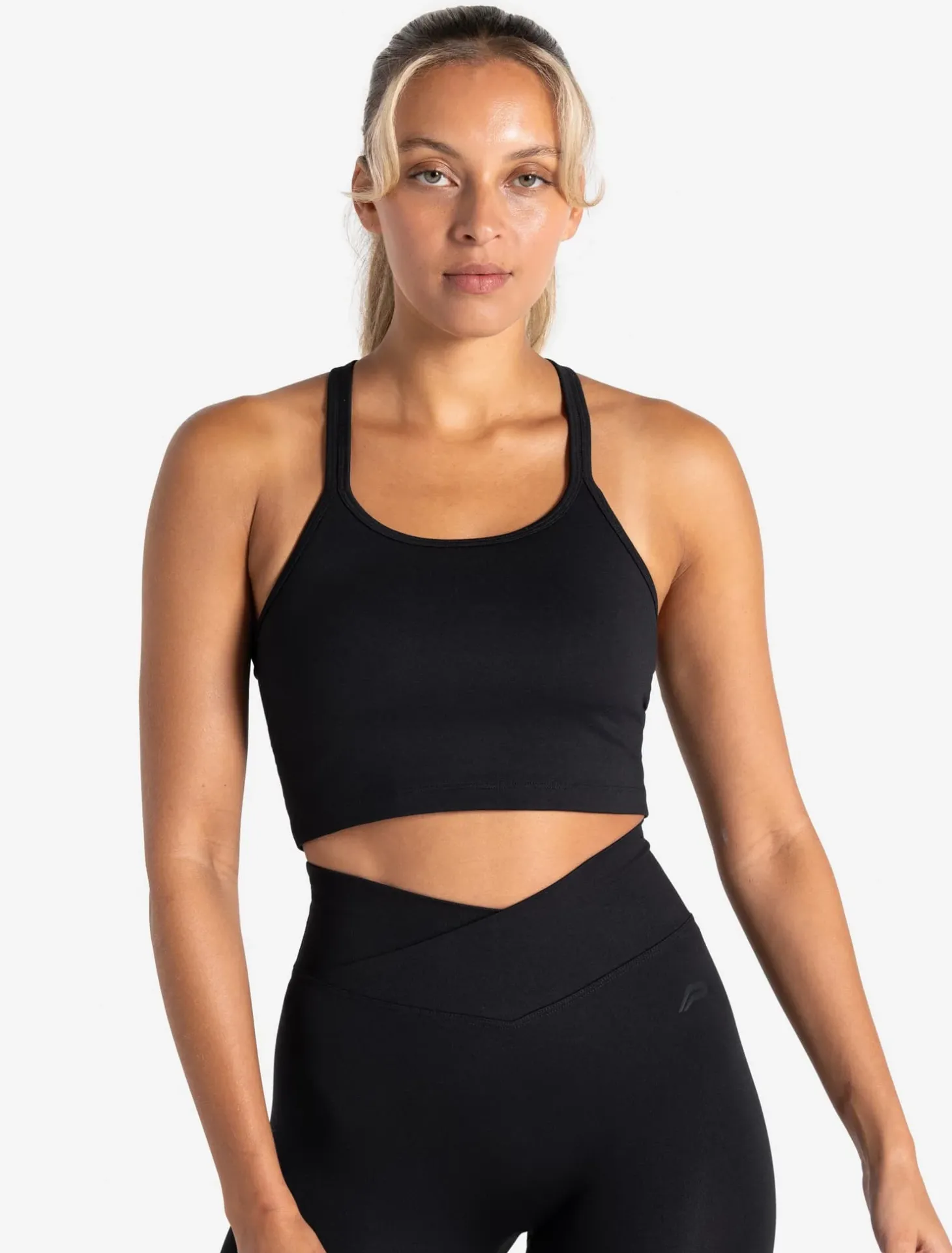 Sculpt Seamless Built-In Bra Tank Black