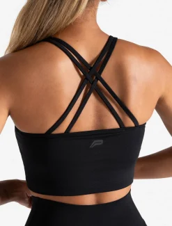 Sculpt Seamless Built-In Bra Tank Black