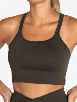 Sculpt Seamless Built-In Bra Tank Olive