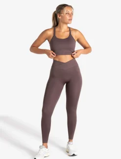Sculpt Seamless Built-In Bra Tank Mocha