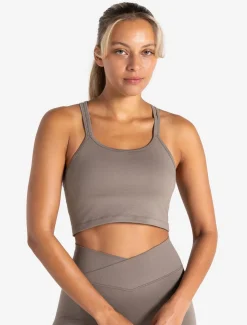 Sculpt Seamless Built-In Bra Tank Taupe