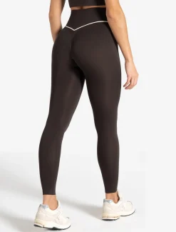 Sculpt Seamless Scrunch Leggings Espresso/Marshmallow