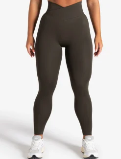 Sculpt Seamless Scrunch Leggings Olive