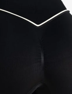 Sculpt Seamless Scrunch Shorts Black/Marshmallow