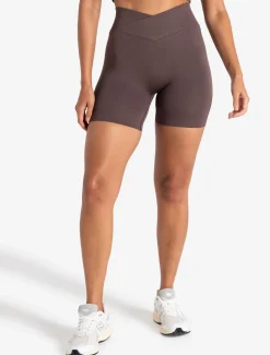 Sculpt Seamless Scrunch Shorts Mocha
