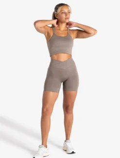Sculpt Seamless Scrunch Shorts Taupe