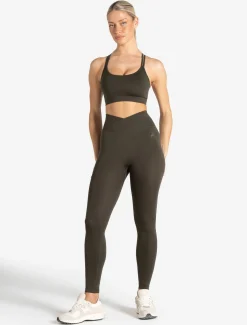 Sculpt Seamless Sports Bra Olive