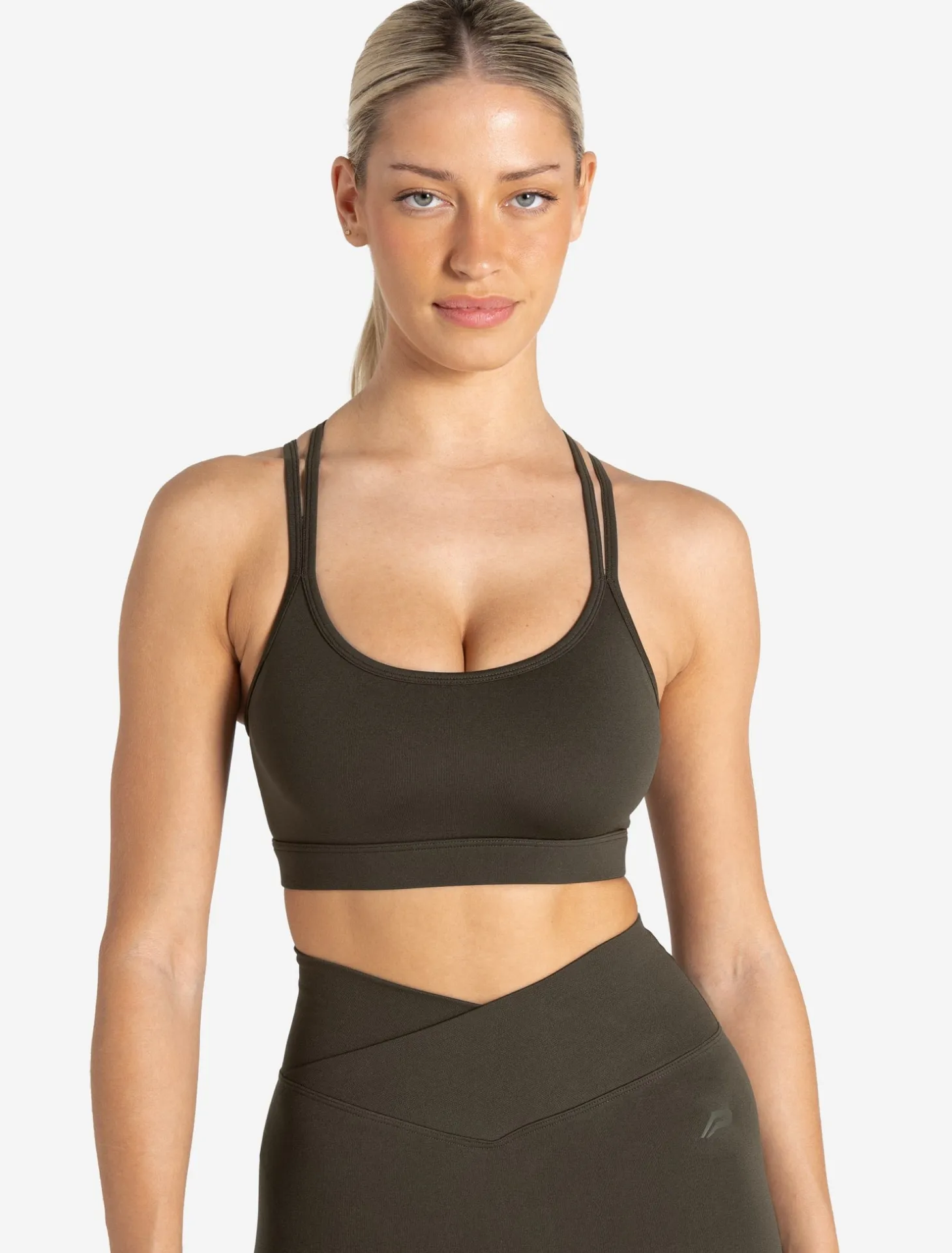 Sculpt Seamless Sports Bra Olive