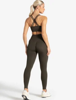Sculpt Seamless Sports Bra Olive
