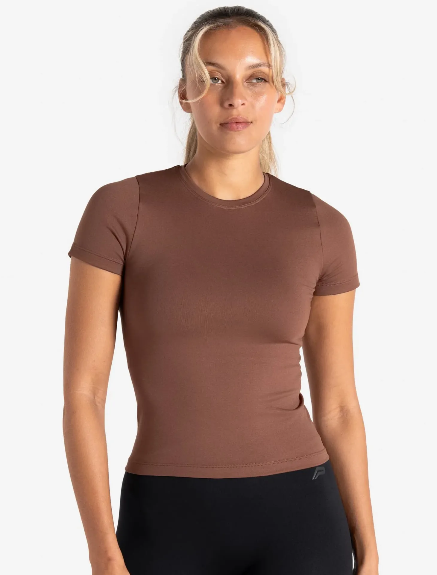 Sculpt Seamless T-Shirt Cocoa Brown