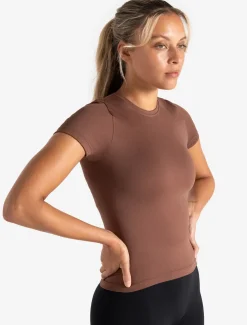 Sculpt Seamless T-Shirt Cocoa Brown