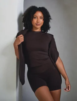 Sculpt Seamless T-Shirt Espresso