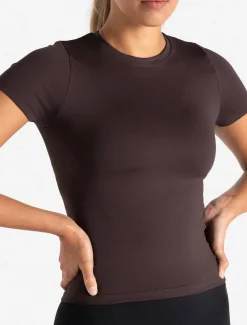 Sculpt Seamless T-Shirt Espresso