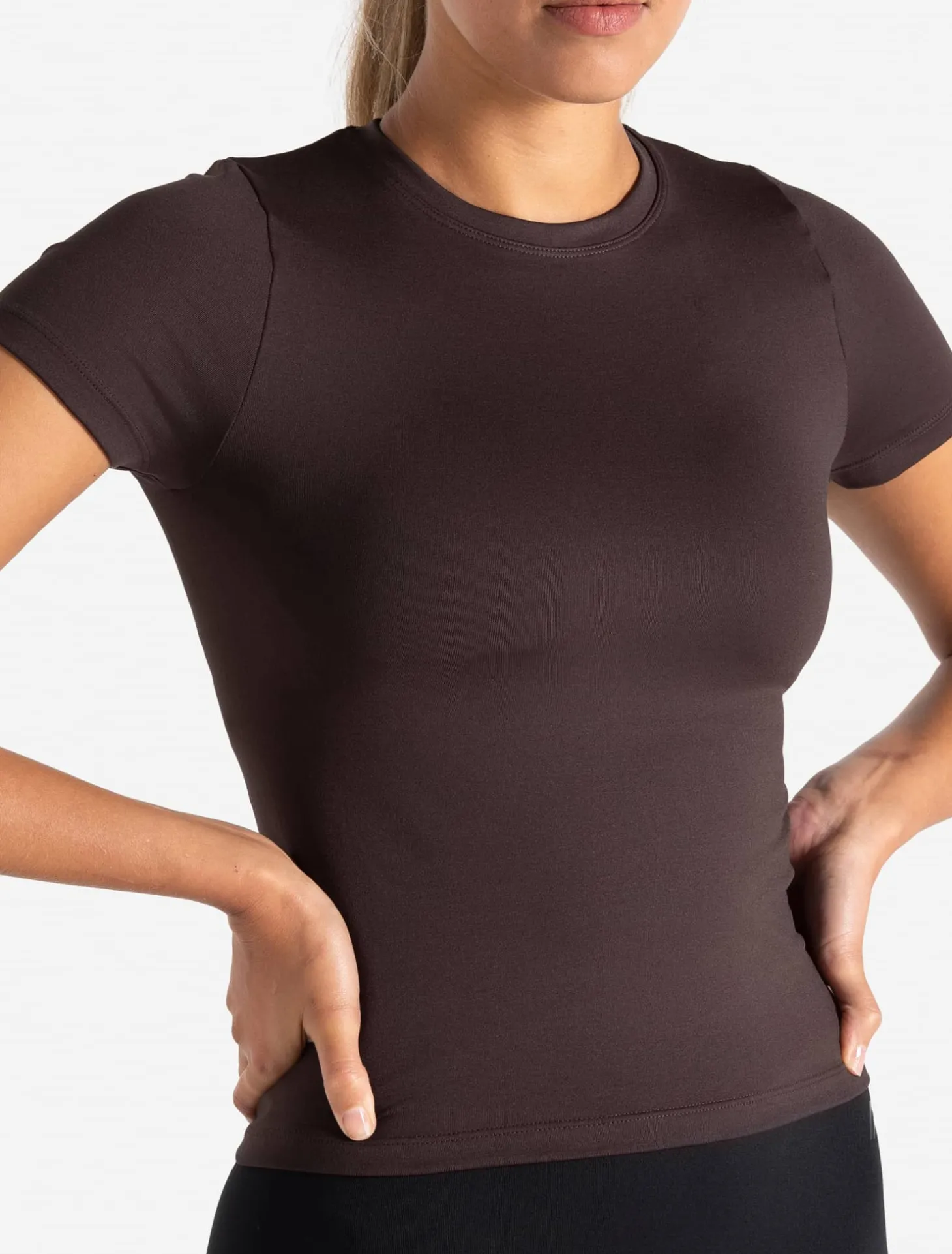 Sculpt Seamless T-Shirt Espresso
