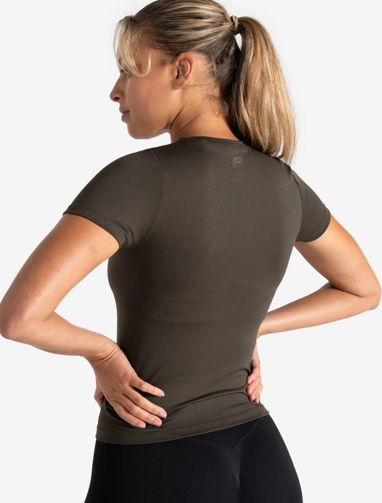 Sculpt Seamless T-Shirt Olive