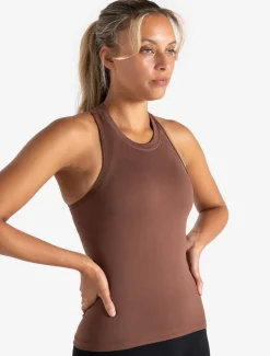 Sculpt Seamless Vest Cocoa Brown