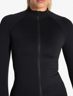 Sculpt Seamless Zip Jacket Black