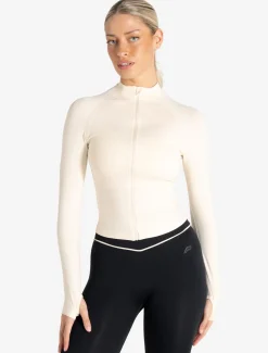 Sculpt Seamless Zip Jacket Marshmallow